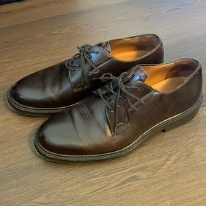 J.Crew Leather Gifford Oxford in Dark Brown